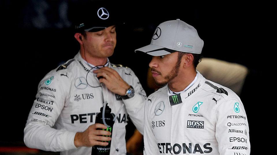 Lewis Hamilton dan Nico Rosberg - INDOSPORT